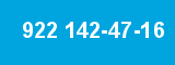922 142-47-16